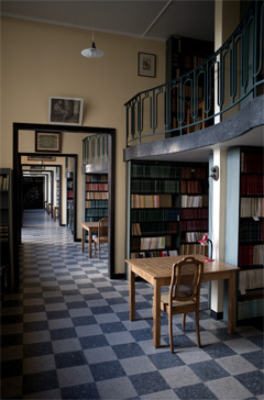 Leeszaal van de Bibliotheek Abdij van Averbode