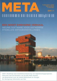 Eerste nummer van META, tijdschrift voor bibliotheek en archief