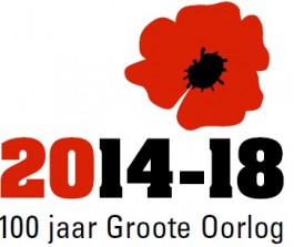 Logo projectsecretariaat ‘100 jaar Groote Oorlog (2014-18)’.