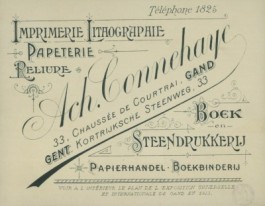 Kunstig gezet reklameblok op een plan van de Wereldtentoonstelling 2013 in Gent