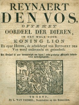 Reynaert den vos - copyright Liberaal Archief