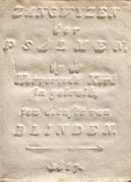Titelpagina van Zangwijzen der Psalmen (1817)