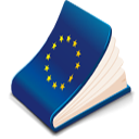 Boek met EU-vlag op omslag