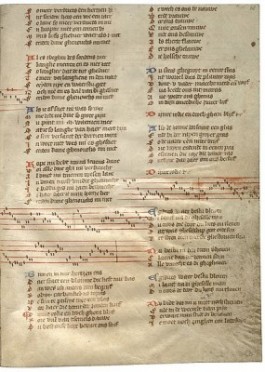 Fol. 28r van het Gruuthuuse-handschrift
