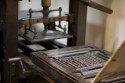Oude drukpers in het Museum Plantin-Moretus/Prentenkabinet 