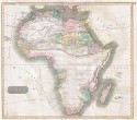 Kaart van Afrika uit 1813 door de cartograaf John Thomson