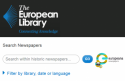 Newspaper browser van The European Library