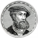 Portret van man met baard van rond 1600
