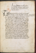 bladzijde uit manuscript van Erasmus