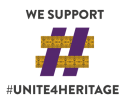 Logo van de sociale mediacampagne Unite4Heritage