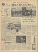Voorpagina Algemeen Handelsblad 30 oktober 1964