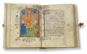 Openliggende verso en recto van het Brugs devotieboek