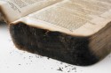 boekblok met zware brandschade Schadeatlas Bibliotheken