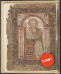 Pagina uit het verluchte handschrift Codex Eyckensis
