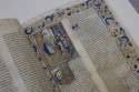 Middeleeuws handschrift met miniatuur in de Openbare Bibliotheek Brugge