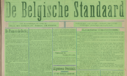 Layout herkenning van krant De Belgische Standaard
