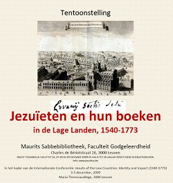 Jezuïeten en hun boeken (Poster tentoonstelling Maurits Sabbebibliotheek) Jezuïeten en hun boeken (Poster tentoonstelling)